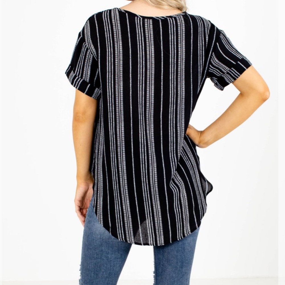 Take A Drive Striped Blouse - Picture 3 of 6